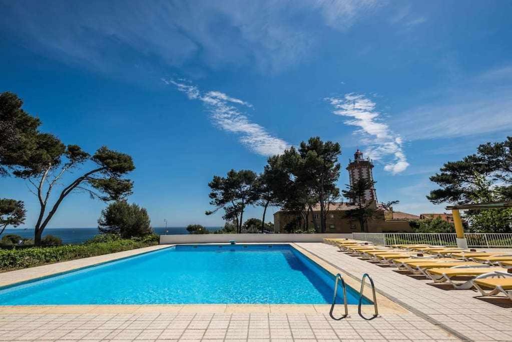 Unique Beach Villa With Ocean View Pool Tennis Cascais Exteriör bild